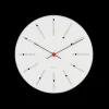 Arne Jacobsen Bankers Vægur Ø21 cm hvid/sort/rød | Køb her Hot