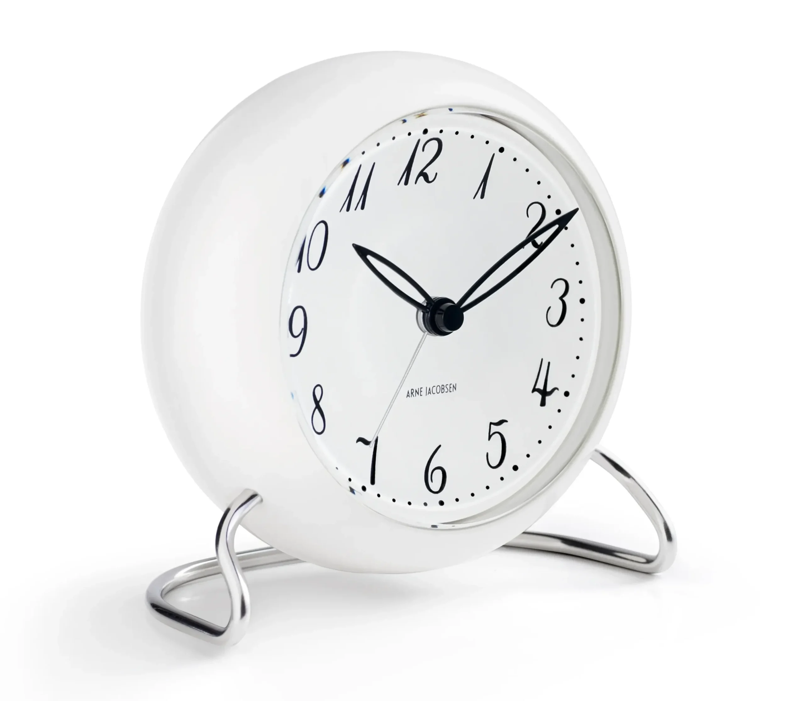 Arne Jacobsen Clocks Bordur Ø11 cm i hvid | Køb her Sale