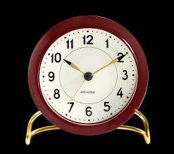 Arne Jacobsen Station Bordur Ø11 cm bordeaux/hvid | Køb her Outlet