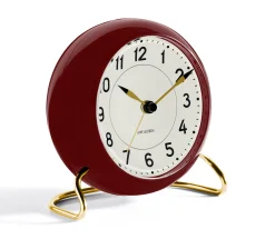 Arne Jacobsen Station Bordur Ø11 cm bordeaux/hvid | Køb her Outlet
