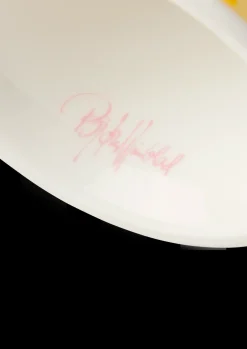 Bjørn Wiinblad Eva Fyrfadsstage Ø6.5 cm gul/lavendel 2 stk. Best