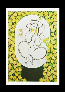 Bjørn Wiinblad Wiinblad Forårsfornemmelser, 50x70 cm multi New