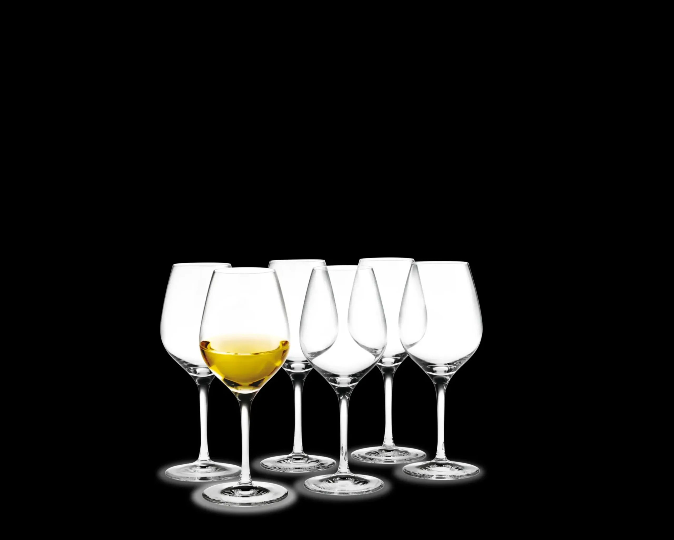 Holmegaard Cabernet Hedvinsglas 28 cl klar 6 stk. | Køb her Online