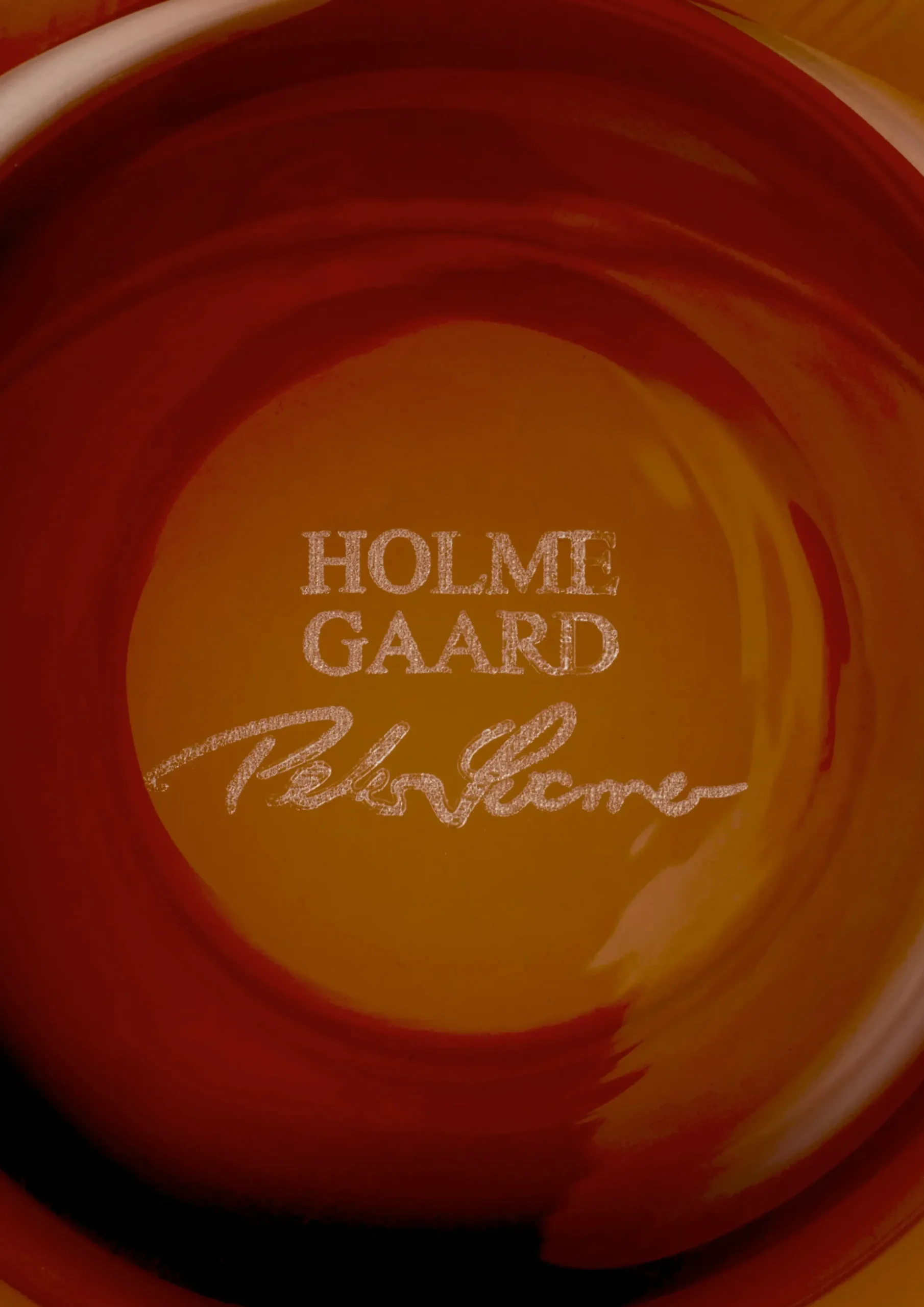 Holmegaard Calabas Duo Vase H21 burgundy/amber | Køb her Outlet