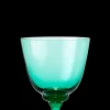 Holmegaard Flow Glas på fod 35 cl emerald green | Køb her Clearance