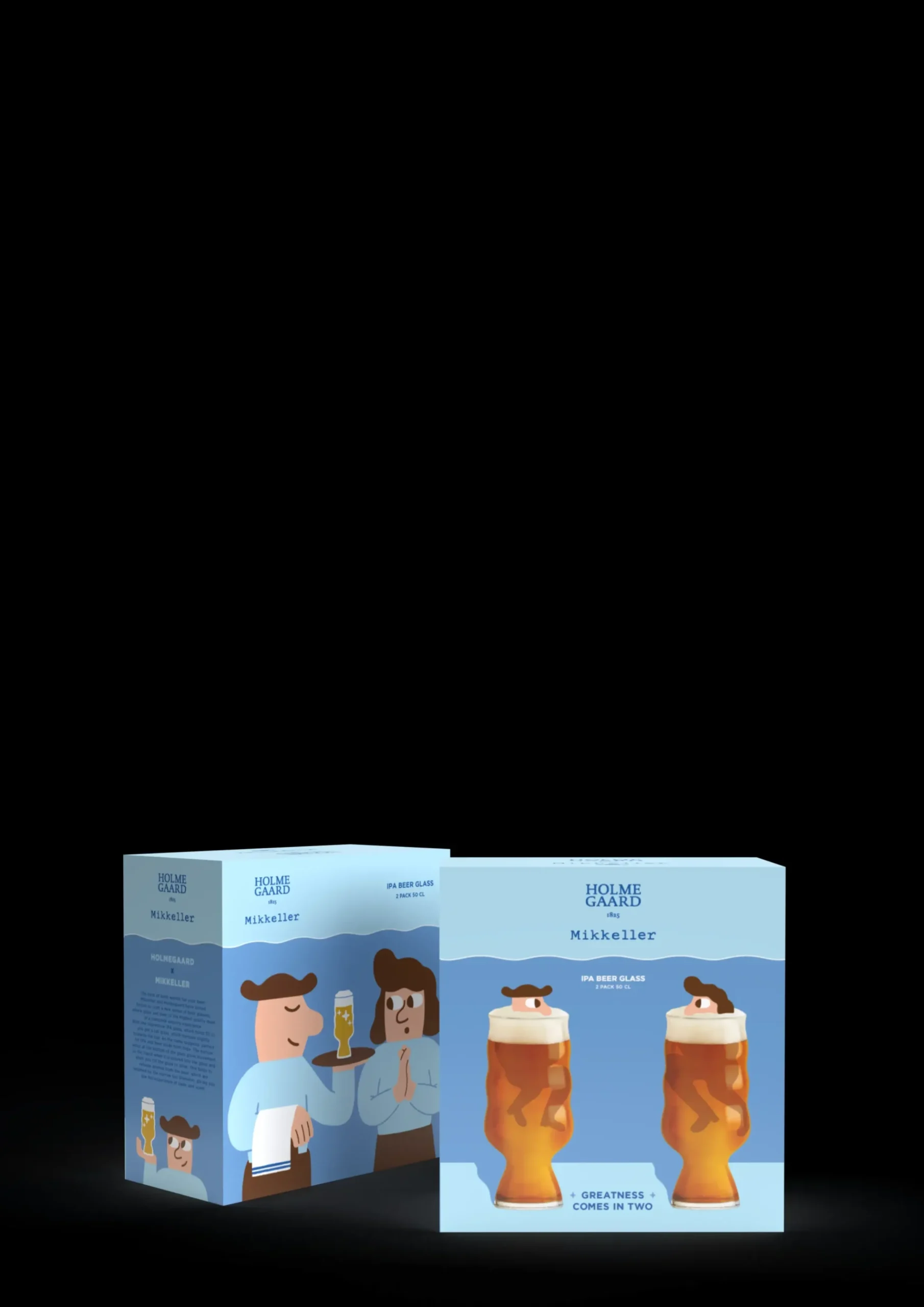 Holmegaard Mikkeller IPA Ølglas 50 cl klar 2 stk. | Køb nu Sale