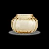 Holmegaard Primula Fyrfadsstage Ø9.5 cm amber | Køb her Online