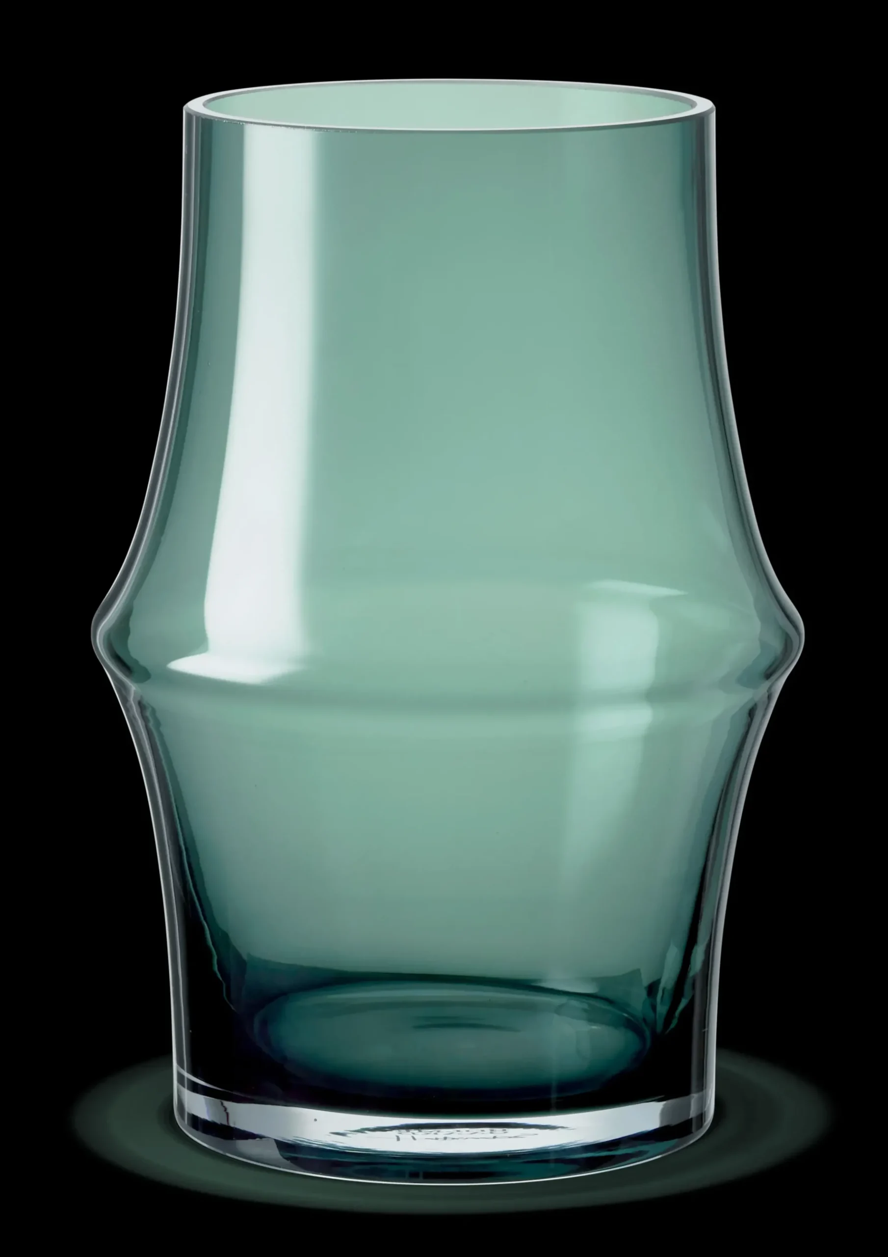 Holmegaard Vase H21 cm i grøn fra serien ARC | Køb her Outlet