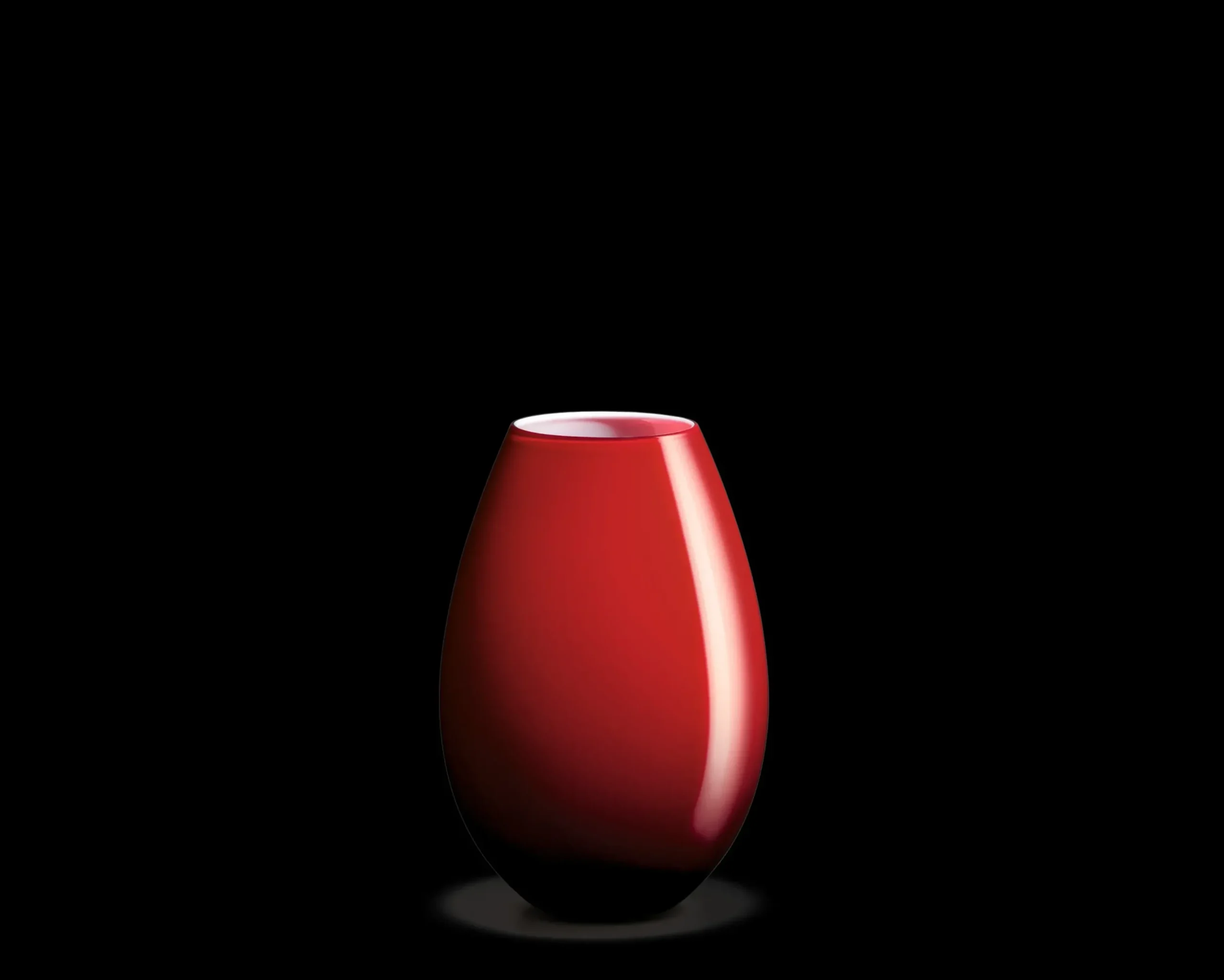 Holmegaard Vase H20.5 cm i rød fra serien Cocoon | Køb her New