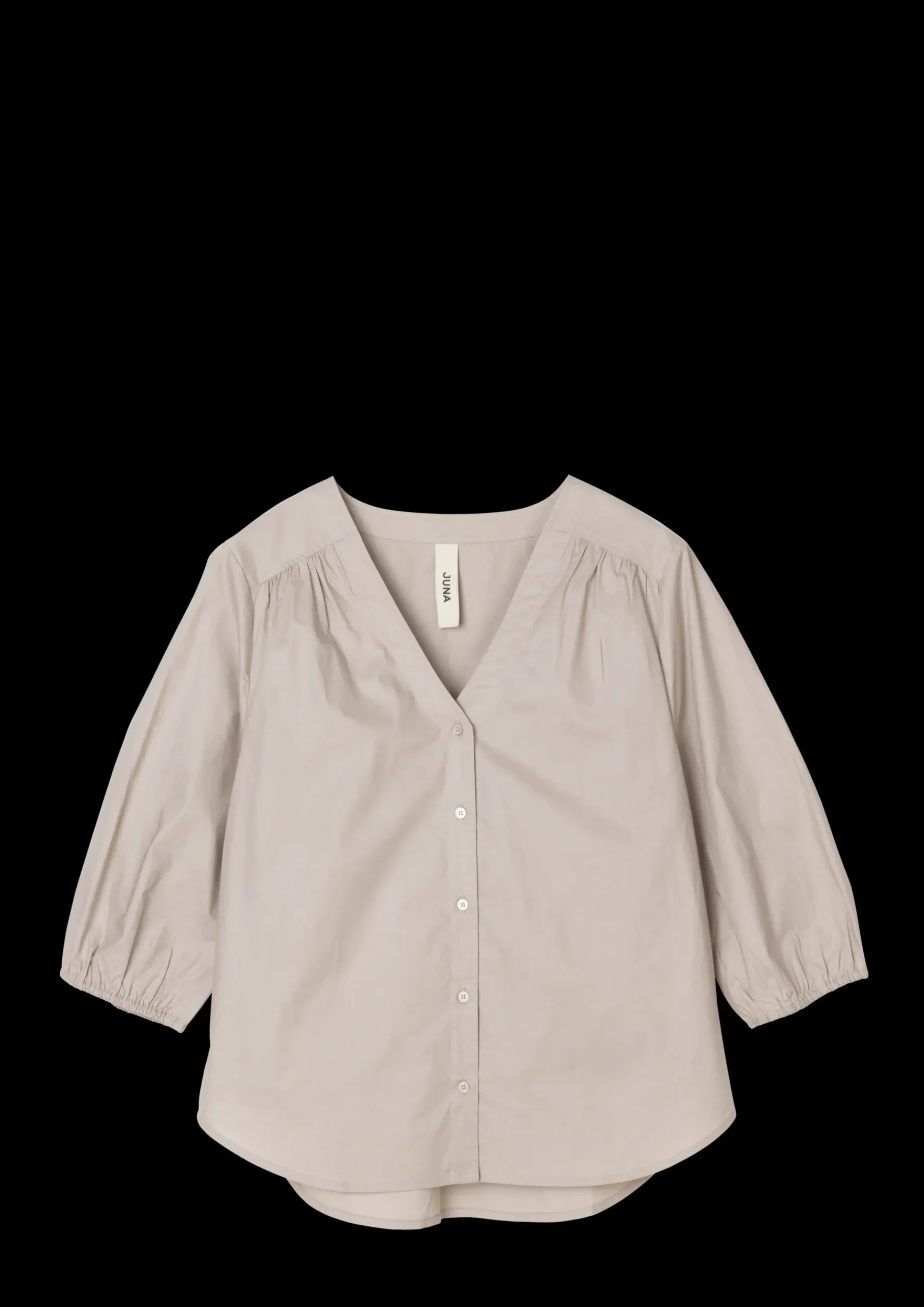 JUNA Adele shirt XS i grå fra serien Soft | Køb her Outlet