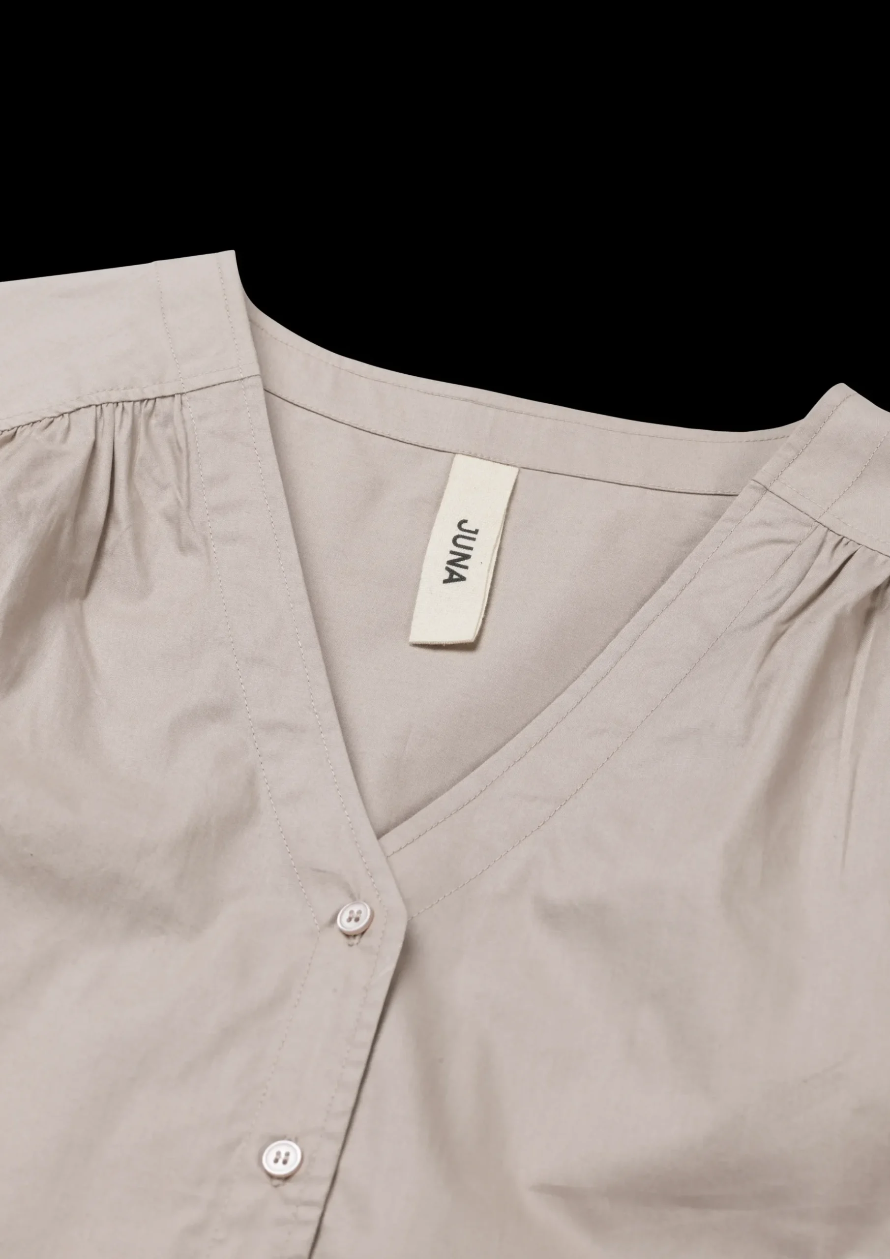JUNA Adele shirt XS i grå fra serien Soft | Køb her Outlet