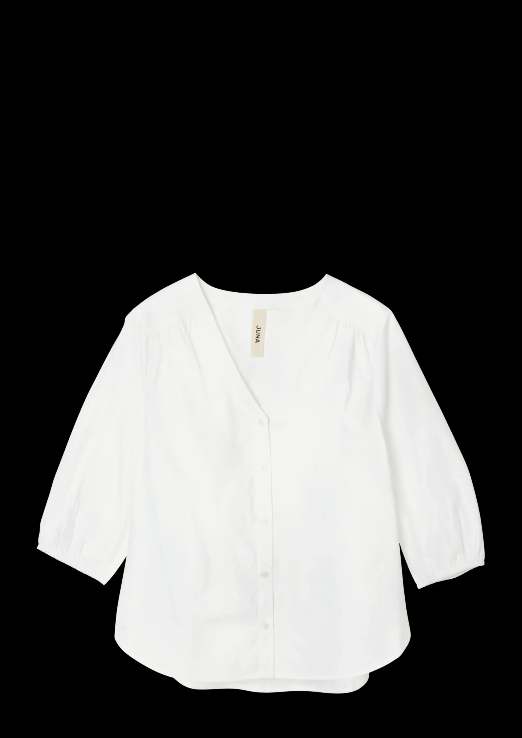 JUNA Adele shirt XS i hvid fra serien Soft | Køb her Best