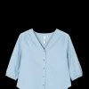 JUNA Aristo Adele shirt XS lys blå | ROSENDAHL DK Online