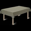 JUNA Basic Bomuldsdug olivengrøn 150x370 cm| Køb her Hot