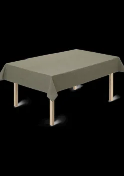 JUNA Basic Bomuldsdug olivengrøn 150x320 cm| Køb her Discount