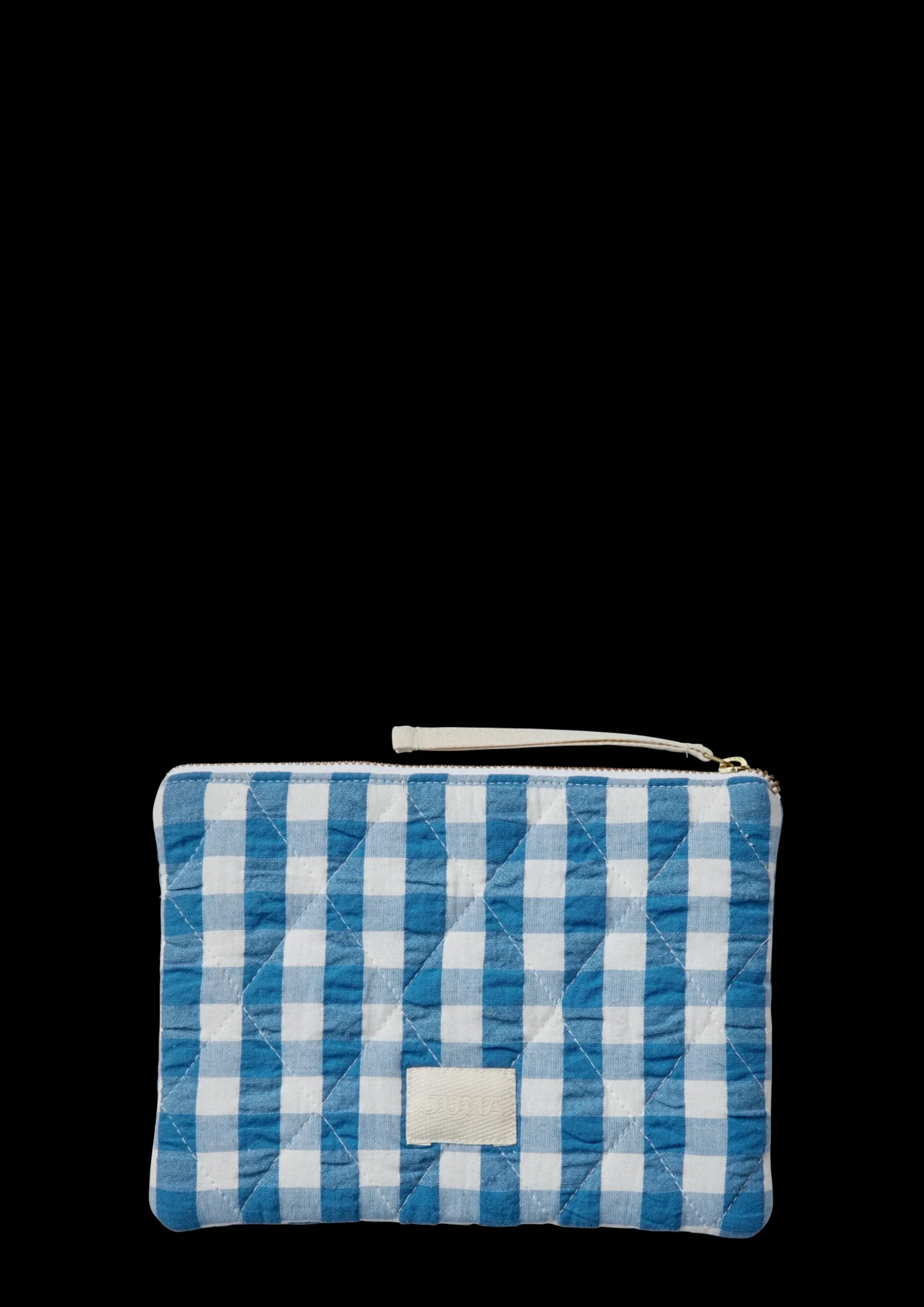 JUNA Bæk&Bølge Dalila Toiletbag 20x14 cm blå/birk | Køb her New