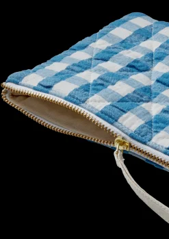 JUNA Bæk&Bølge Dalila Toiletbag 20x14 cm blå/birk | Køb her New