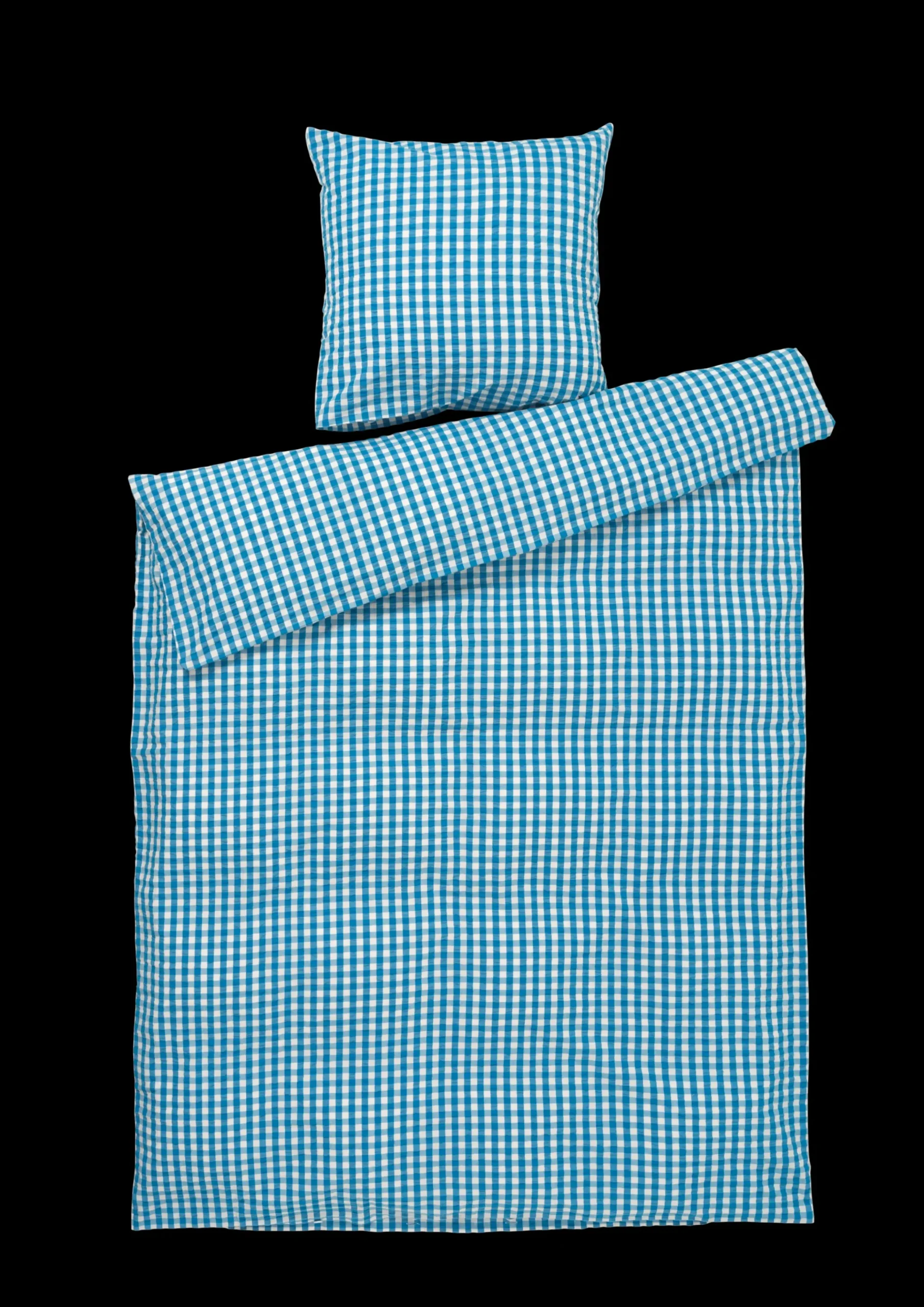 JUNA Bæk&Bølge Sengetøj 140x220 cm blå/birk DK - Køb her Online