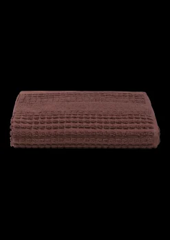 JUNA Check Håndklæde 50x100 cm chokolade | Køb her Discount