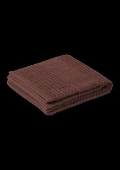 JUNA Check Håndklæde 70x140 cm chokolade | Køb her Best