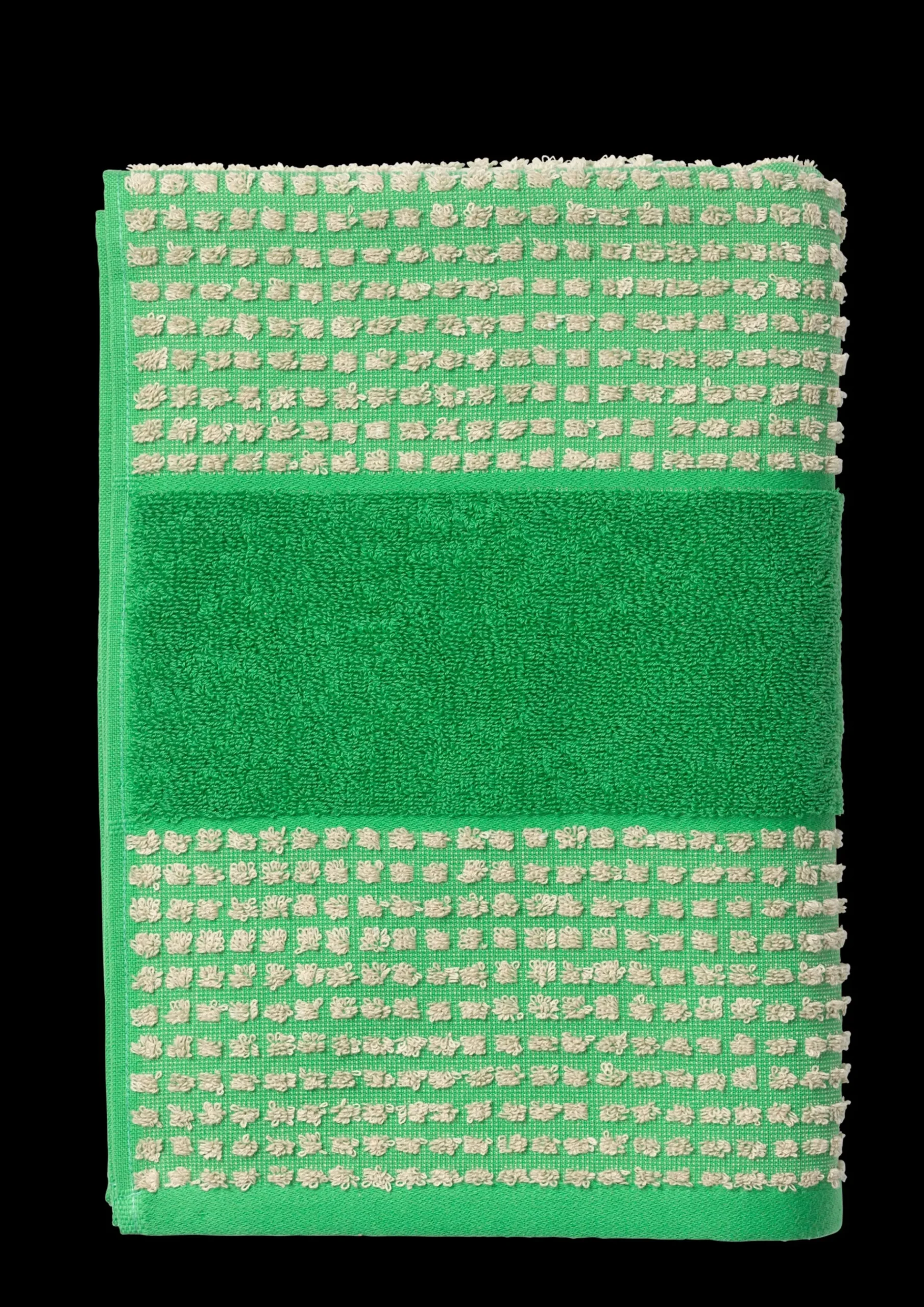 JUNA Check Håndklæde 70x140 cm grøn/sand | Køb her Discount