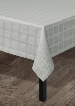 JUNA Damaskdug 150x320 cm i grå fra serien Brick | Køb her Online