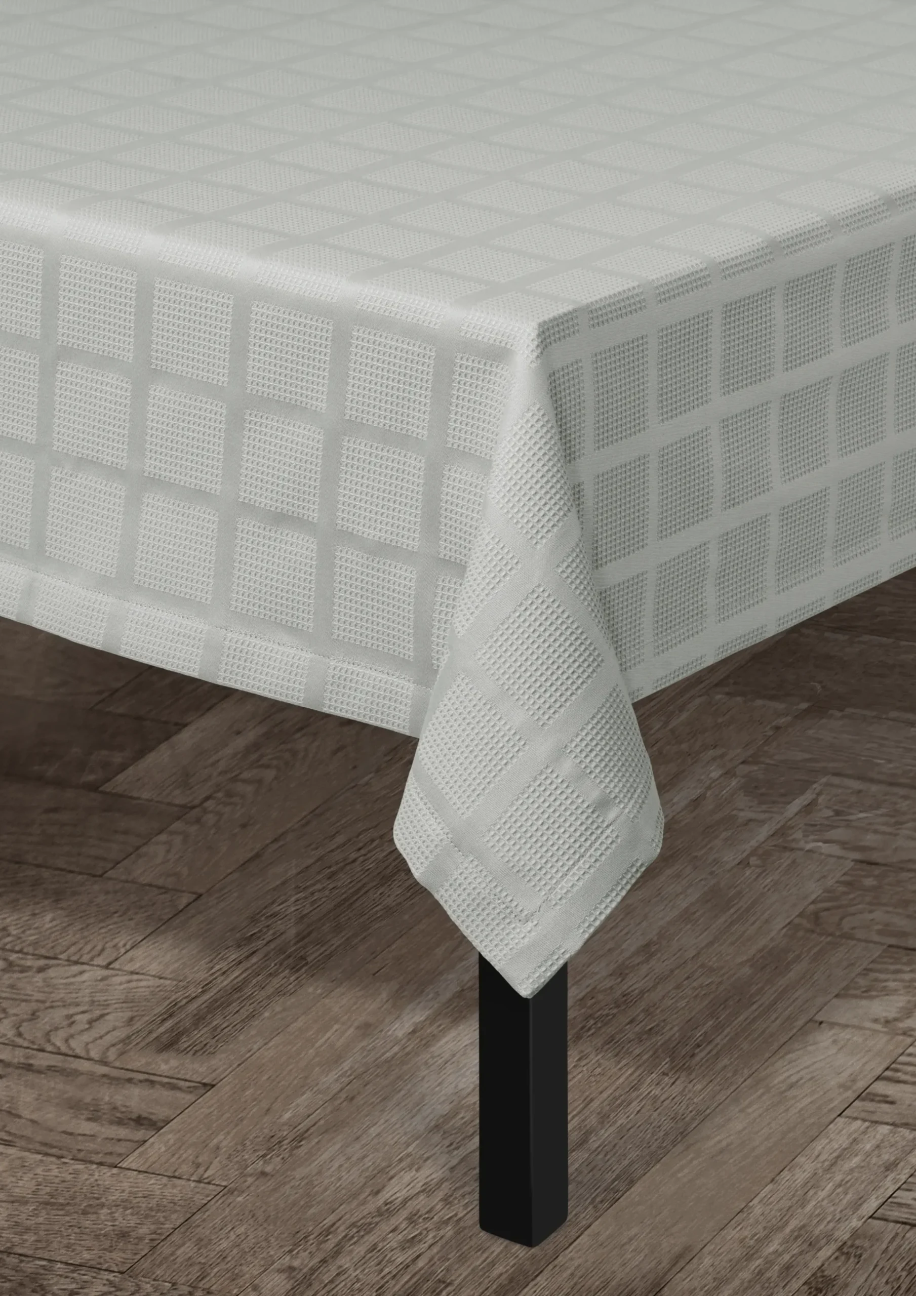JUNA Damaskdug 150x370 cm i grå fra serien Brick | Køb her New