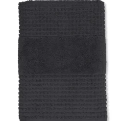 JUNA Håndklæde 70x140 cm i grå fra serien Check | Køb her Outlet