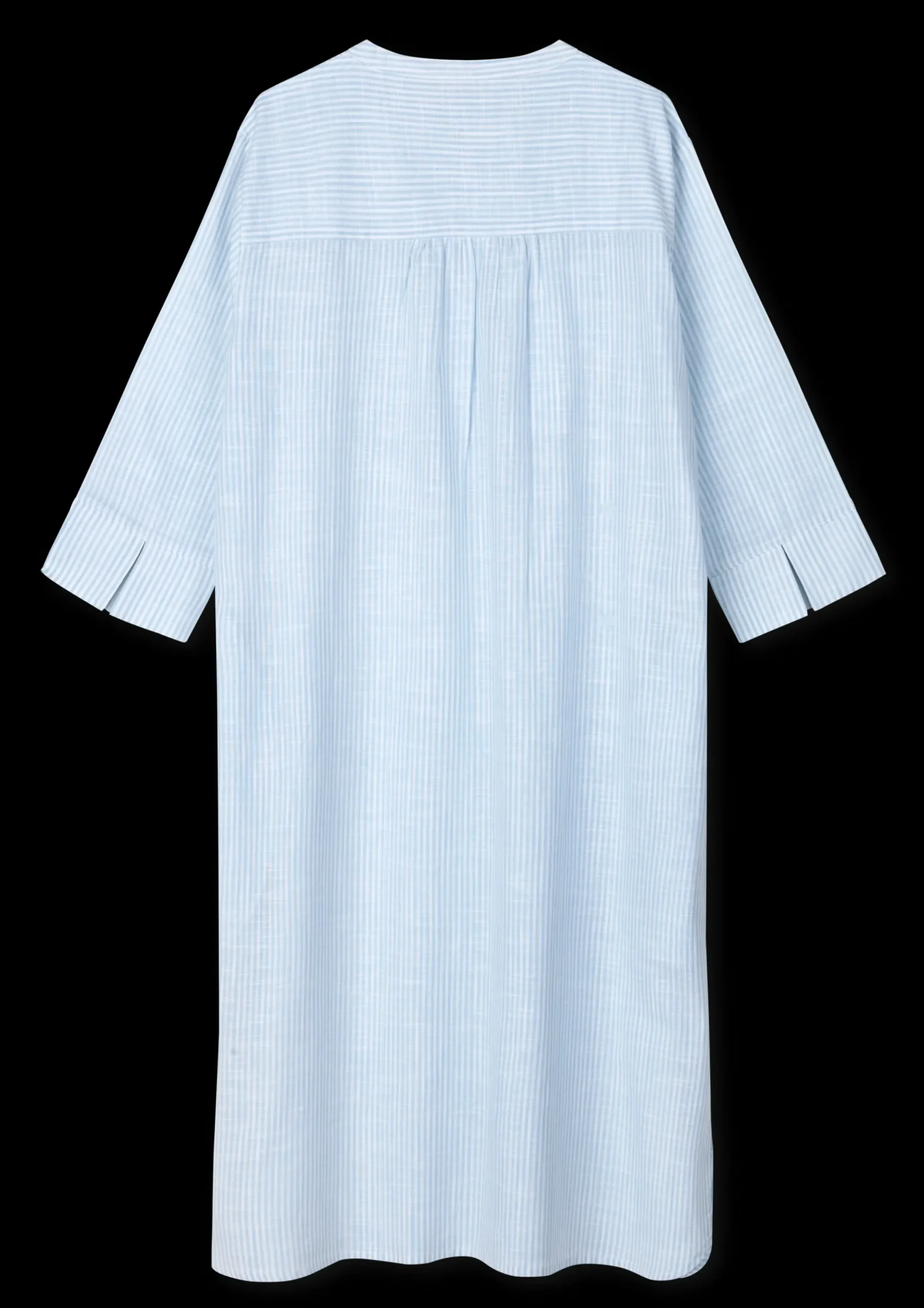 JUNA Monochrome Lines Sonja dress XS lys blå/hvid | Køb her Best