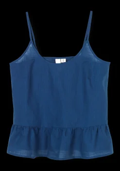 JUNA Monochrome Liv top mørk blå S/M | Køb her New