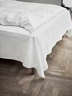 JUNA Percale Fladt lagen 150x250 cm hvid | Køb her New