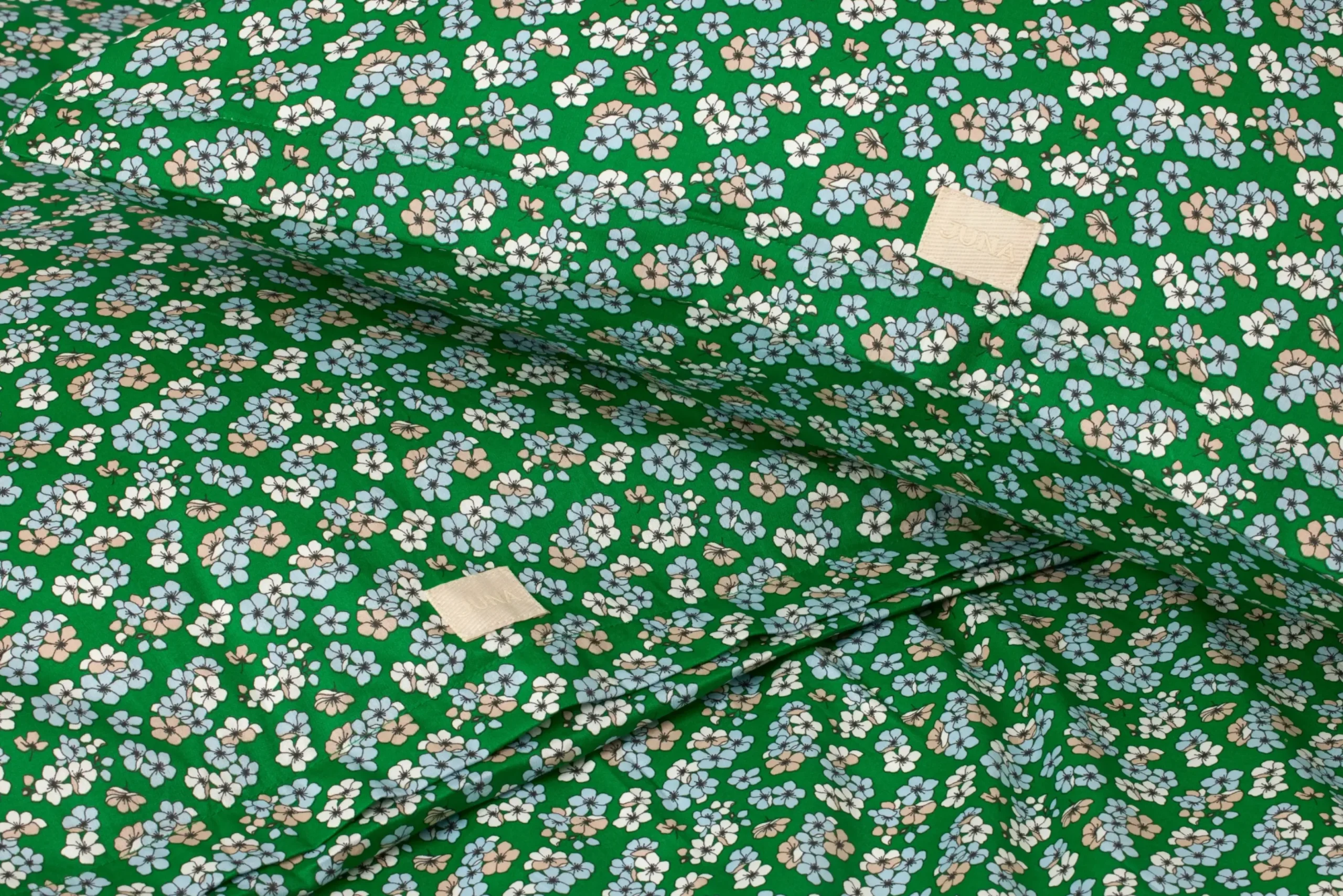 JUNA Pleasantly Sengetøj 220x220 cm grøn SE | Køb her Clearance