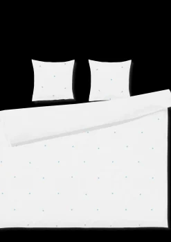 JUNA Sengetøj 200x220 cm i hvid fra serien Daisy | Køb her Discount
