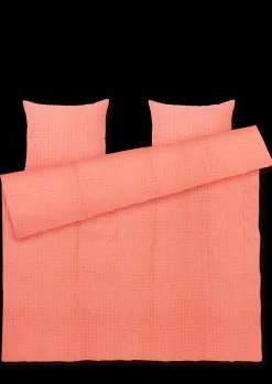 JUNA Sengetøj 220x220 cm i rosa fra serien Bæk&Bølge Outlet