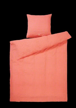 JUNA Sengetøj 140x220 cm i rosa fra serien Bæk&Bølge Outlet