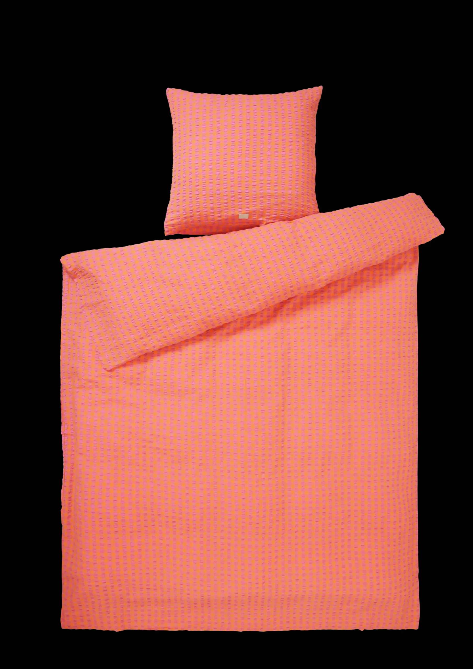 JUNA Sengetøj 140x220 cm i rosa fra serien Bæk&Bølge Outlet