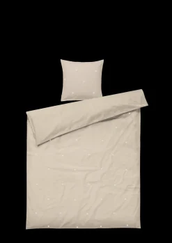 JUNA Sengetøj 150x210 cm i sand fra serien Daisy | Køb her Clearance