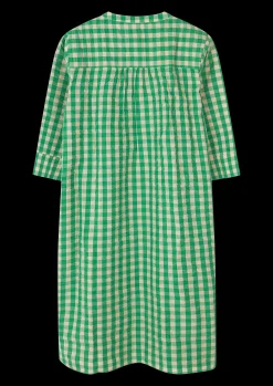 JUNA Sonja dress S/M i grøn fra serien Bæk&Bølge | Køb her Outlet
