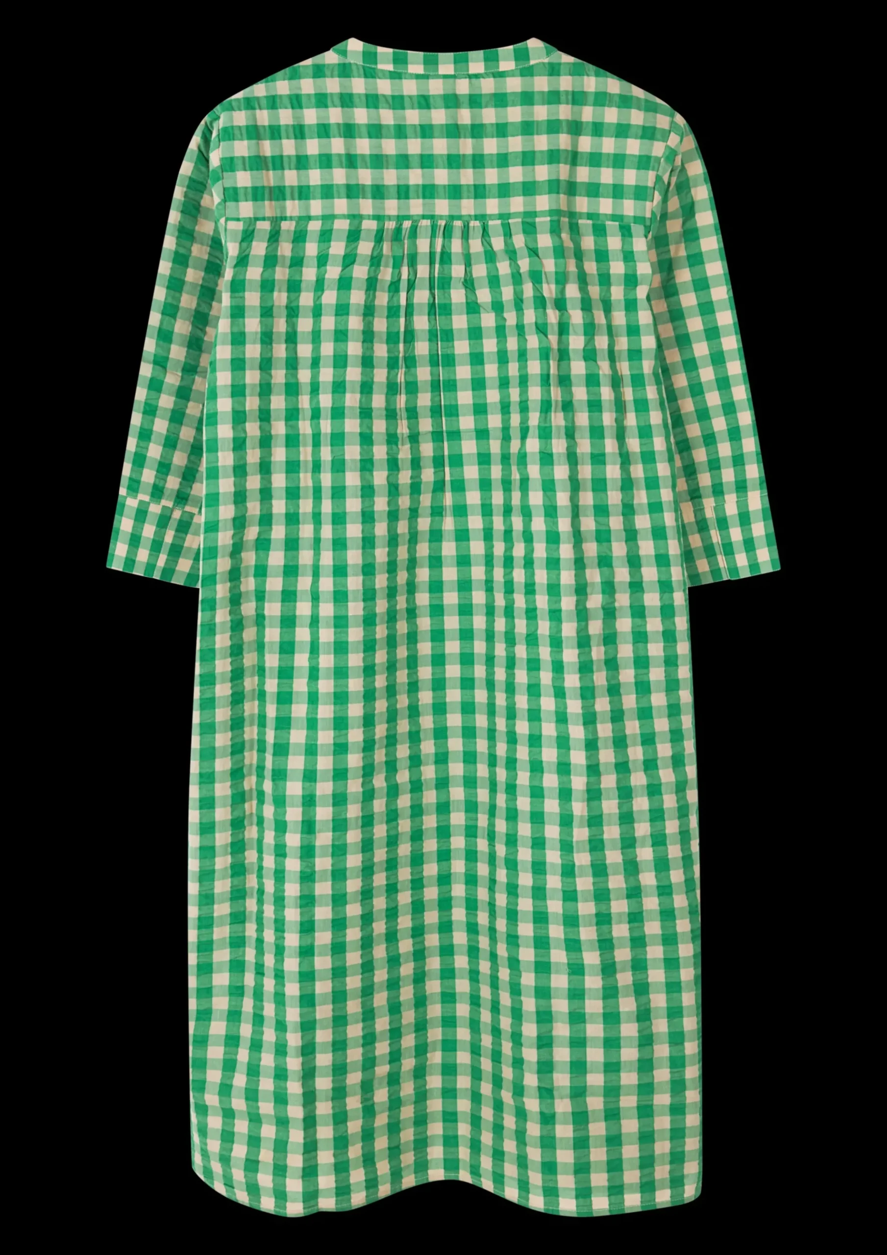 JUNA Sonja dress S/M i grøn fra serien Bæk&Bølge | Køb her Outlet