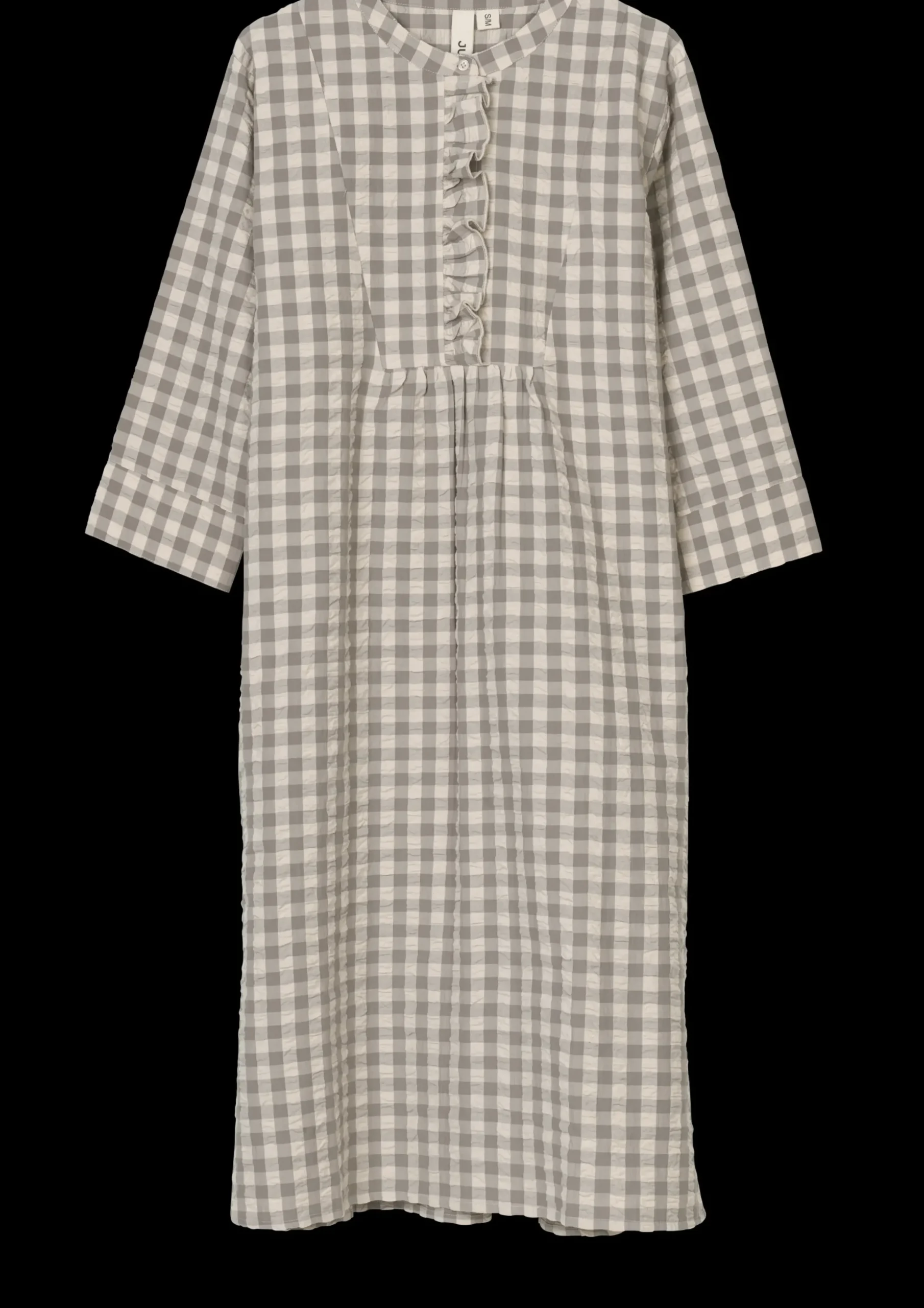 JUNA Sonja dress XS i grå fra serien Bæk&Bølge | Køb her Outlet