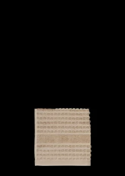 JUNA Vaskeklud 30x30 cm i sand fra serien Check | Køb her Online