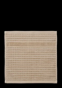 JUNA Vaskeklud 30x30 cm i sand fra serien Check | Køb her Online
