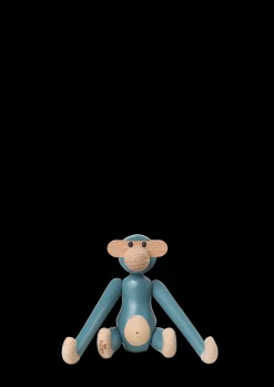 Kay Bojesen Abe mini i blå fra serien Monkey | Køb her New