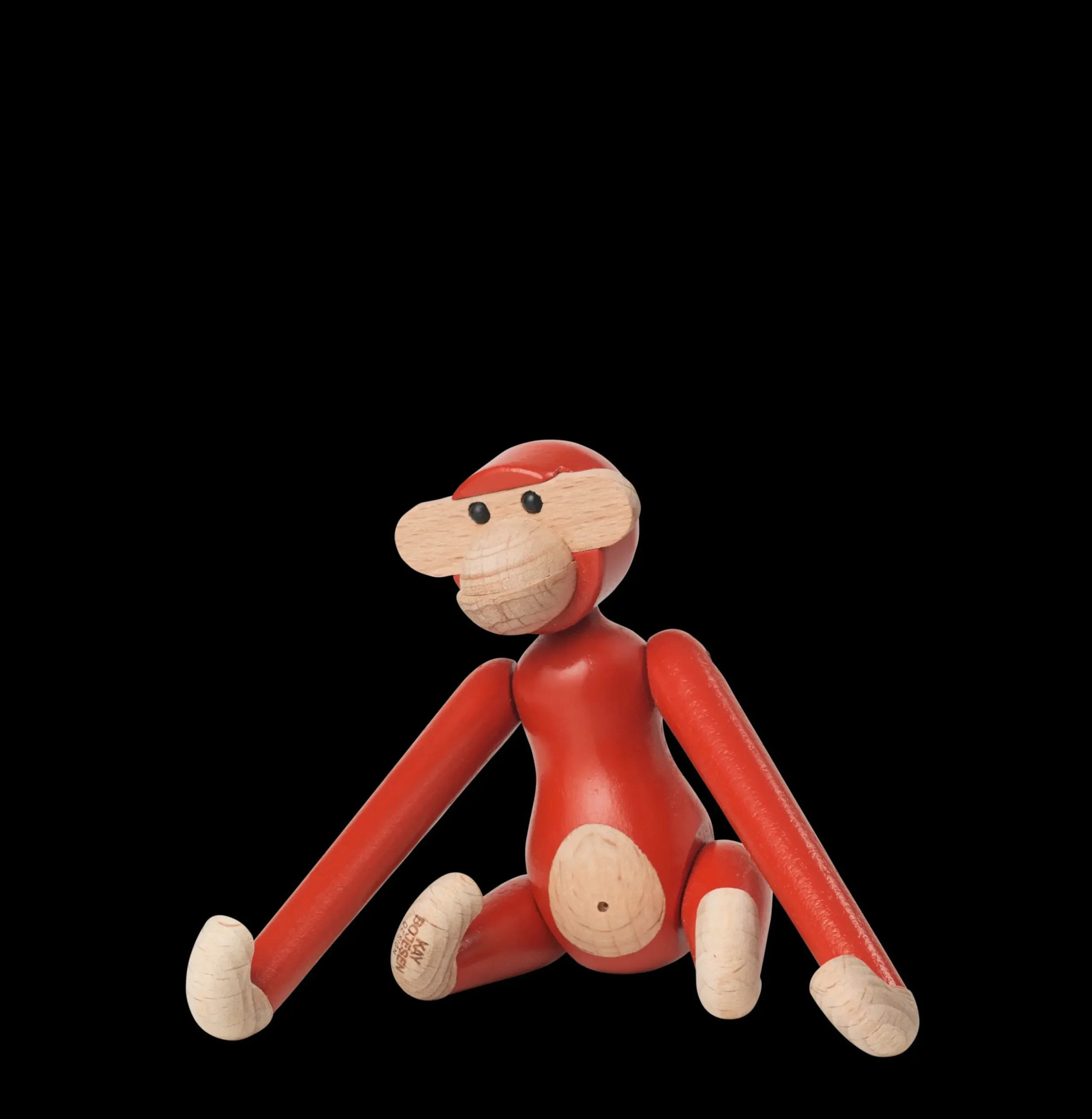 Kay Bojesen Abe mini i rød fra serien Monkey | Køb her Hot