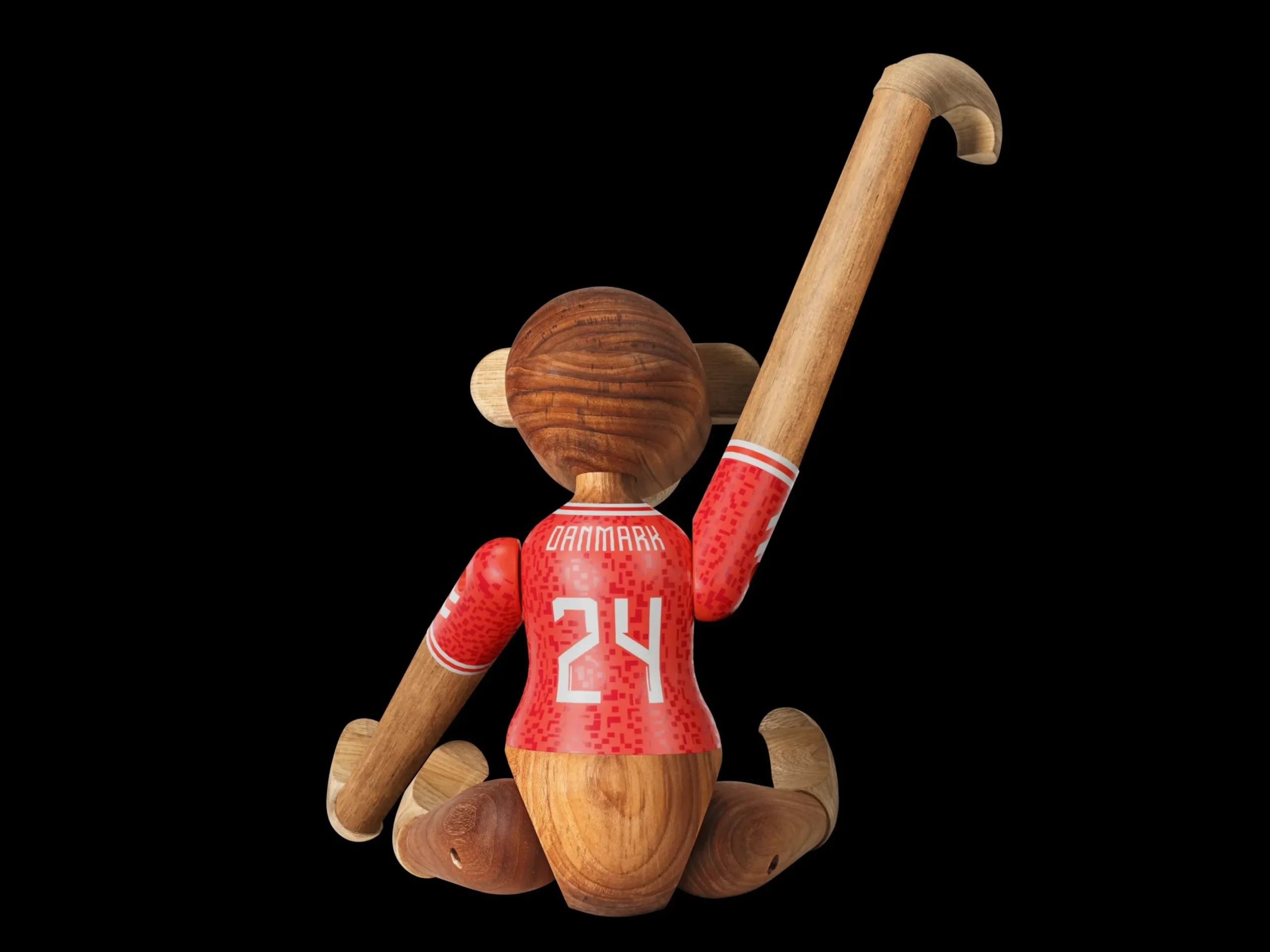 Kay Bojesen Abe x DBU Herre 2024 stor teak/limba - Køb her New
