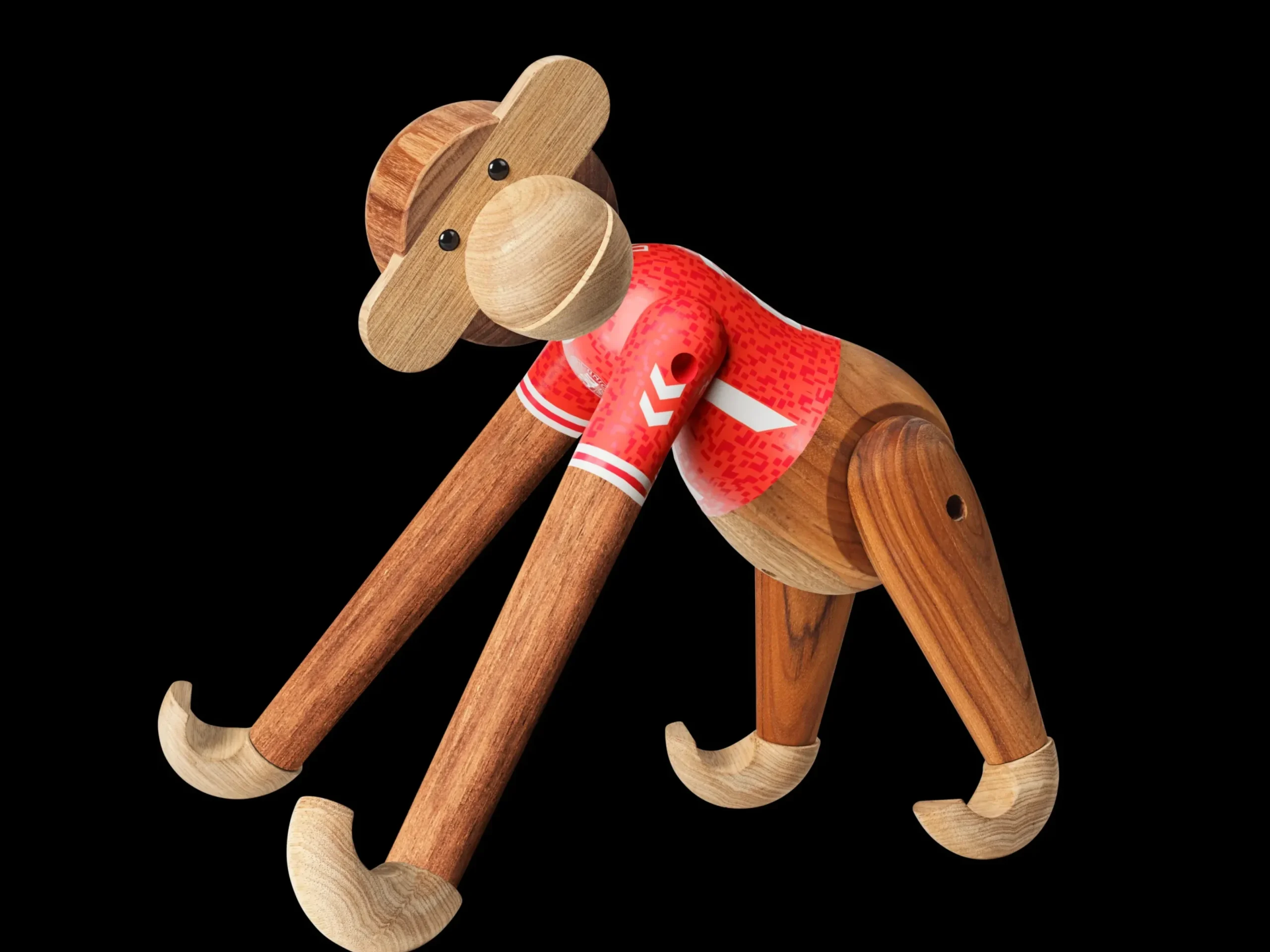 Kay Bojesen Abe x DBU Herre 2024 stor teak/limba - Køb her New