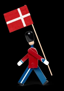 Kay Bojesen Fanebærer mini i rød fra serien Figurines Outlet