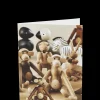 Kay Bojesen Kort A6 Trædyr, Miniabe front mix træ 1 stk. Online