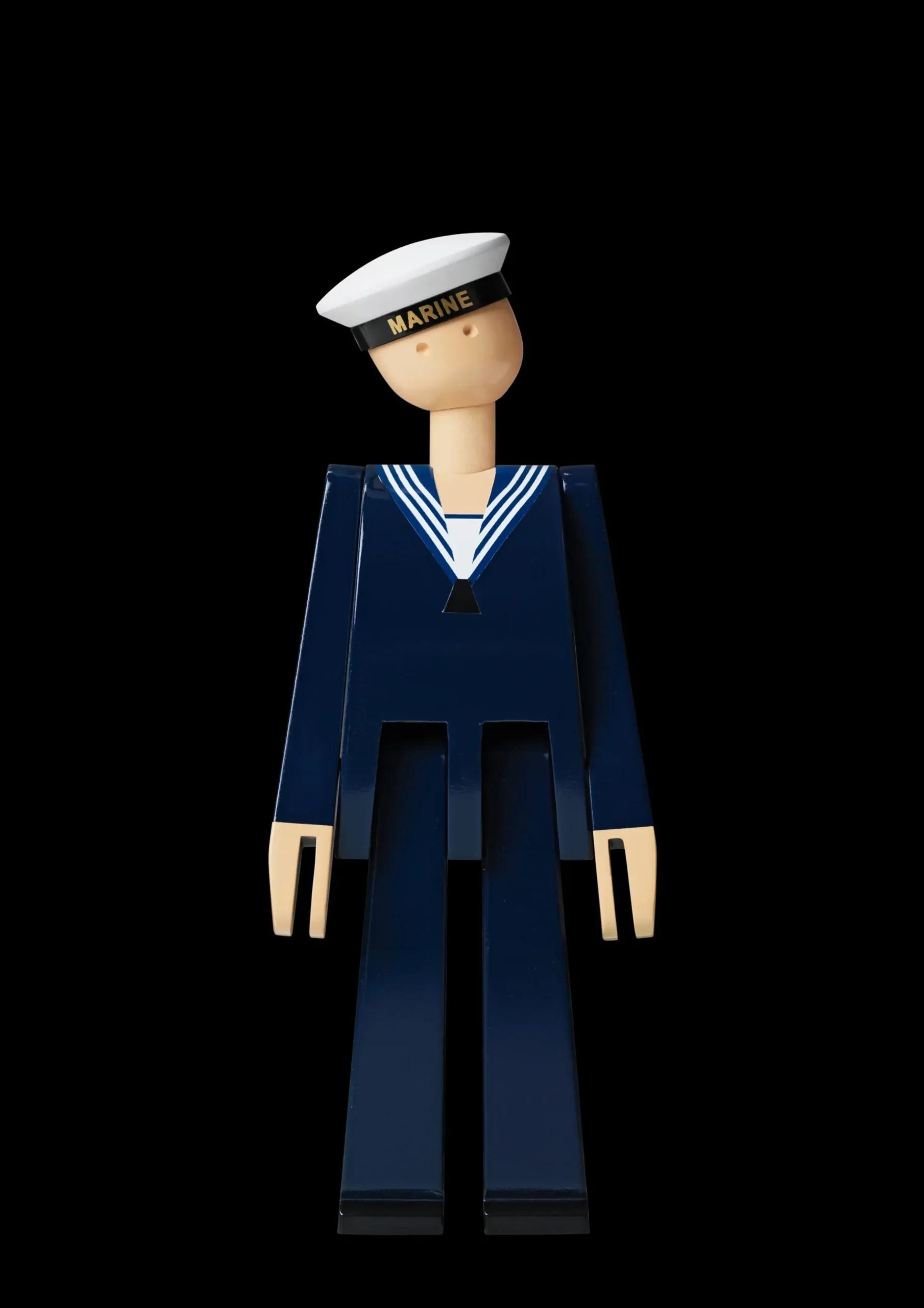 Kay Bojesen Marine H20.5 cm i blå fra serien Figurines