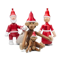 Kay Bojesen Nissehue mini i rød fra serien Figurines New